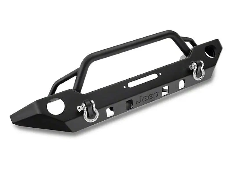 Officially Licensed Jeep 07-18 Jeep Wrangler JK Adventure HD Front Bumper w/ Jeep Logo - oljJ164363