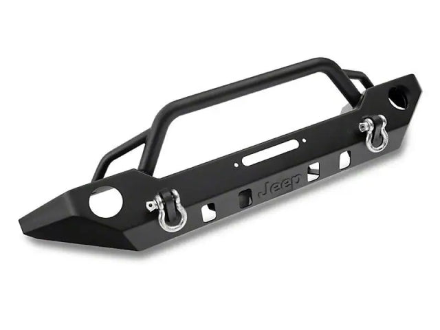 Officially Licensed Jeep 07-18 Jeep Wrangler JK Adventure HD Front Bumper w/ Jeep Logo - oljJ164363