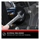 Oil Filter Canister Style; High Flow Premium Media; With Anti Drain Back Valve; Bypass 17 Millimeter Removal Nut; 2.688