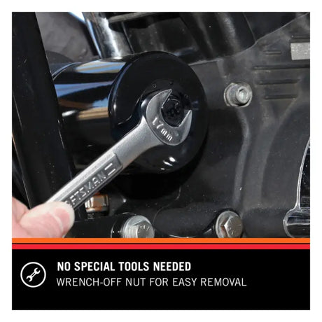 Oil Filter Canister Style; High Flow Premium Media; With Anti Drain Back Valve; Bypass 17 Millimeter Removal Nut; 2.688