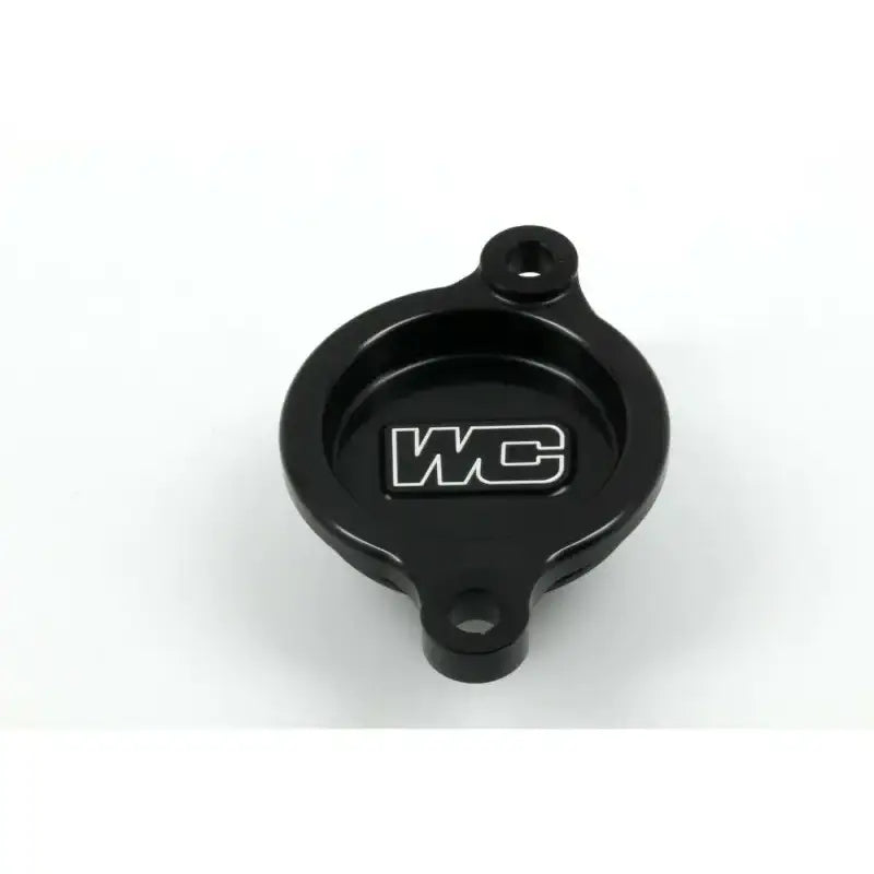 WORKS Oil Filter Cover Black Hon