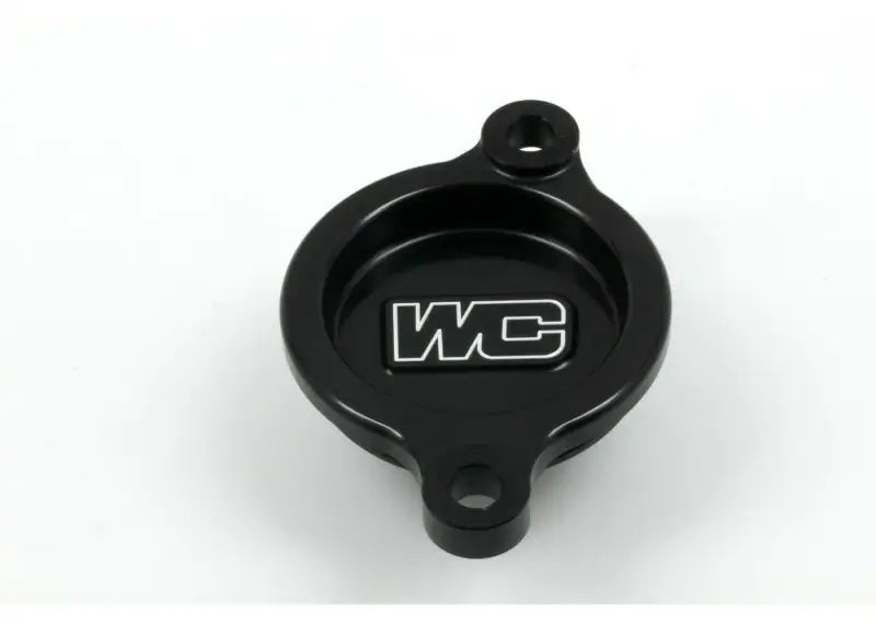 WORKS Oil Filter Cover Black Hon