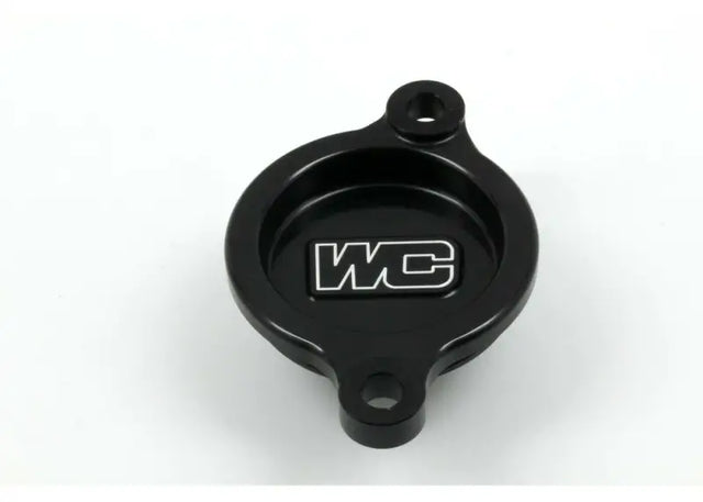 WORKS Oil Filter Cover Black Hon