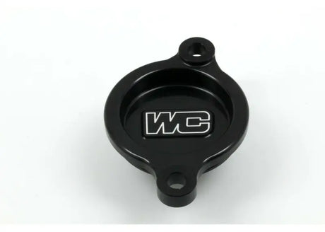 WORKS Oil Filter Cover Black Hon