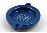 WORKS Oil Filter Cover Blue Ktm/Hus/Gas