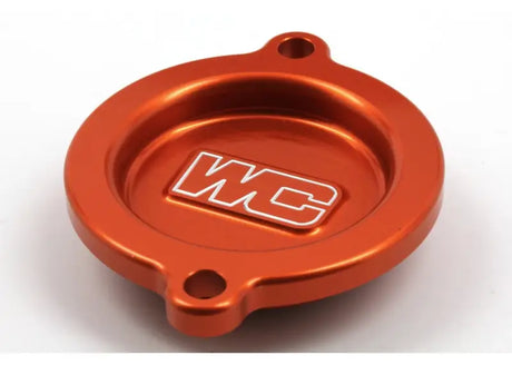WORKS Oil Filter Cover Orange Ktm/Hus/Gas