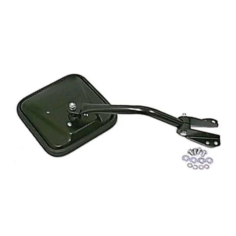 Mirror Head and Arm Blk Lt-Side- 55-86 CJ Models