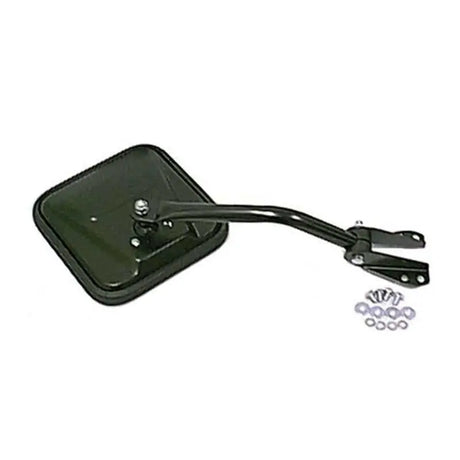 Mirror Head and Arm Blk Lt-Side- 55-86 CJ Models