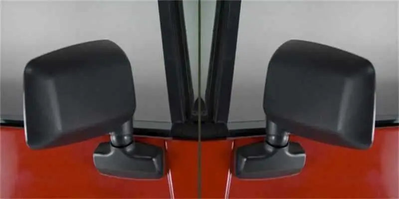 Door Mirror Kit Black- 87-95 Jeep Wrangler YJ