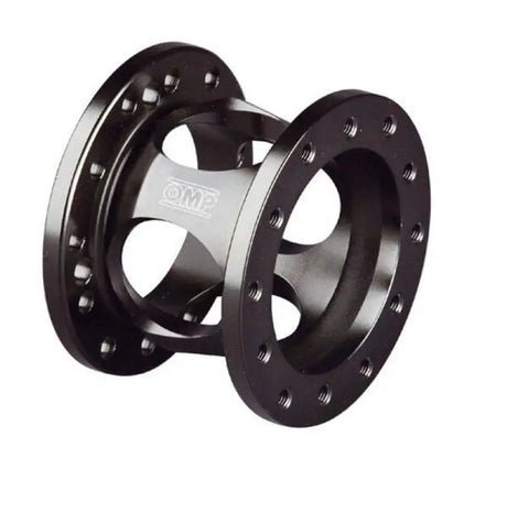 Black metal steering wheel adapter for OMP Fixed Steering Wheel Spacer perfect fit