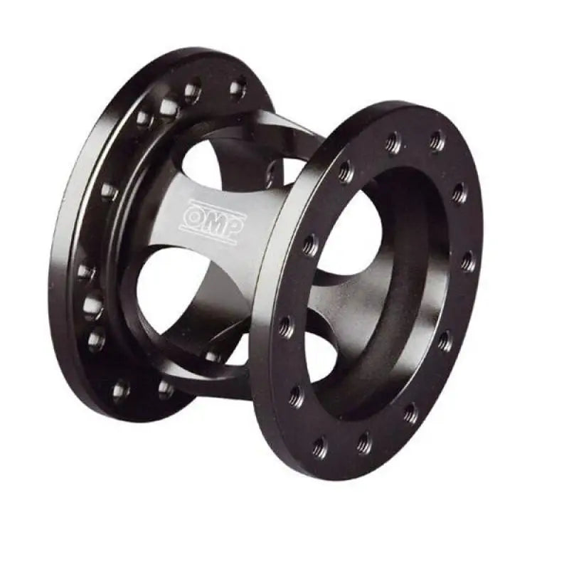 Black metal steering wheel adapter for OMP Fixed Steering Wheel Spacer perfect fit