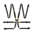 OMP Safety Harness First 2In Black (Fia 8853-2016) Pull Up - Steel Adj - Truck & Automotive