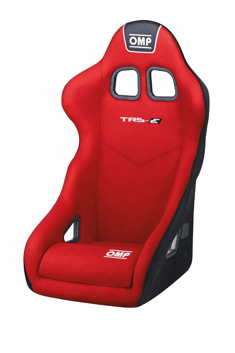 OMP TRS Series-E Series Seat in Red, superior comfort and support for racing, sleek and stylish design.
