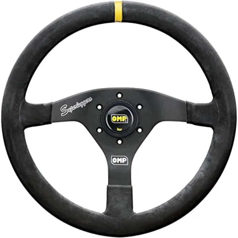 OMP OD0-2020-071 OMP Velocita Superleggero Suede Leather 350mm Diameter Steering Wheel Black