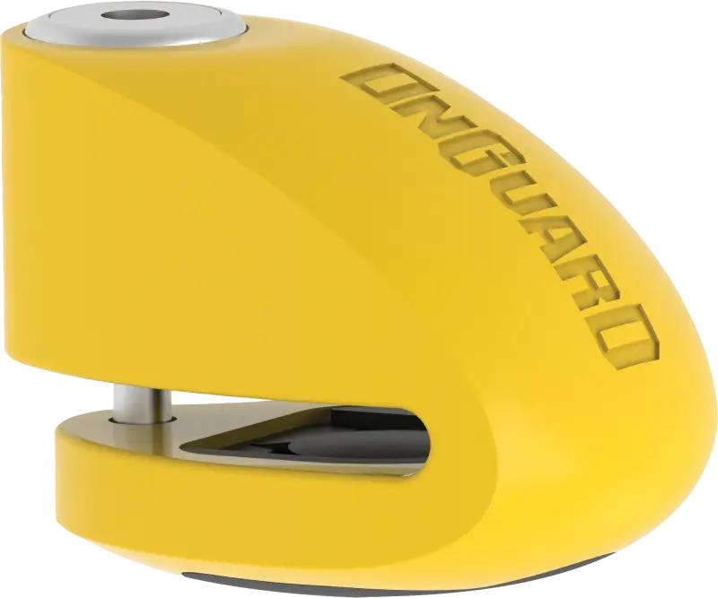 Smart Alarm Disc Lock Yellow 10Mm Pin