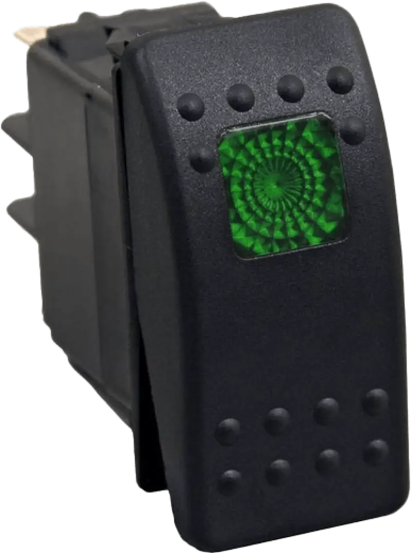 Lighted Rocker Switch Green