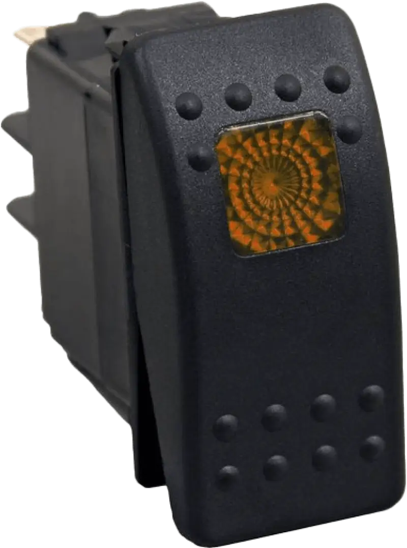 Lighted Rocker Switch Amber