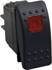 Lighted Rocker Switch Red