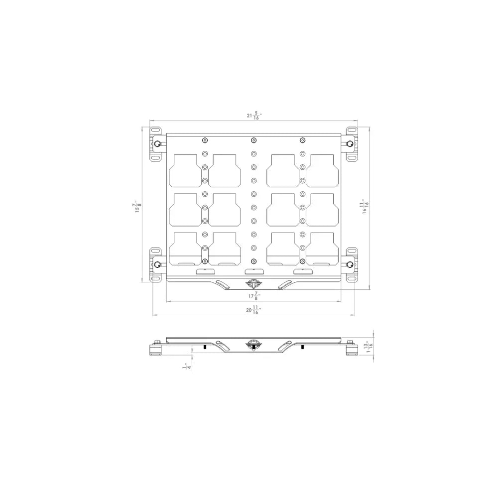 Open Trail Universal Utility UTV Rack Mounts/Brackets 457-5002 - Sport Mount Use Packout