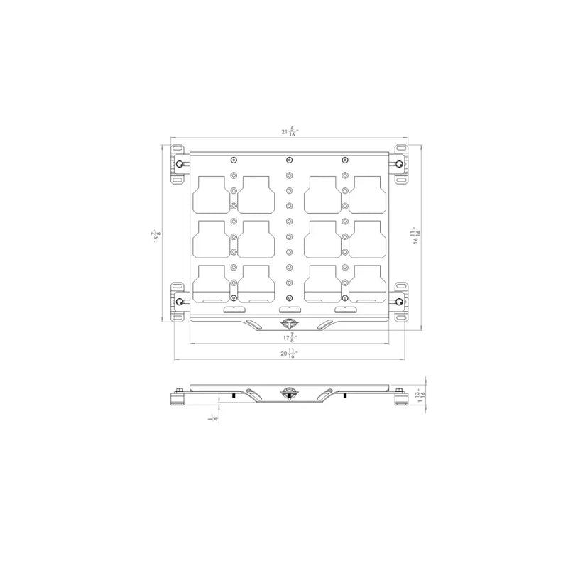 Open Trail Universal Utility UTV Rack Mounts/Brackets 457-5002 - Sport Mount Use Packout