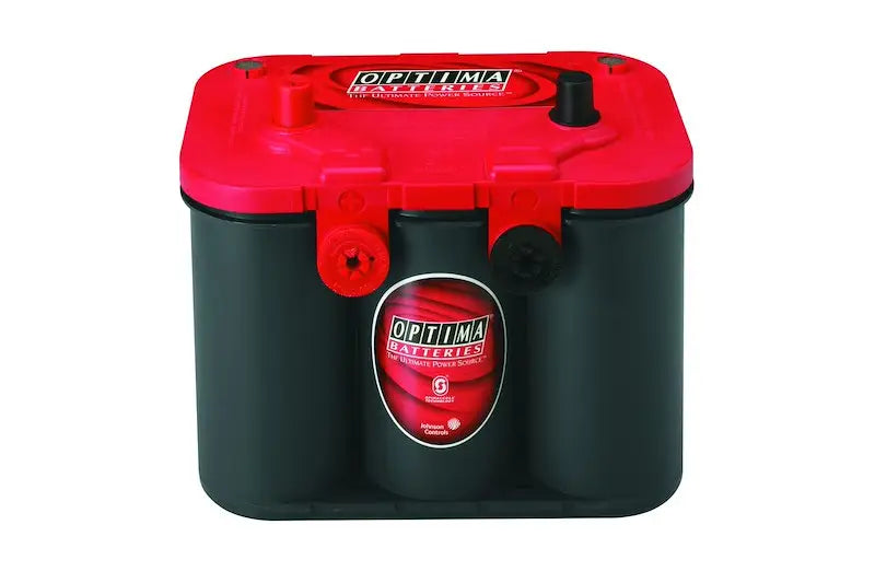 Rugged Optima RedTop Grp34 battery with red caps for truck accessories