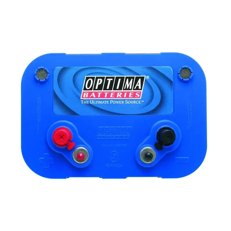 Optima Battery 34M Blue Top with red and black terminals for starting power