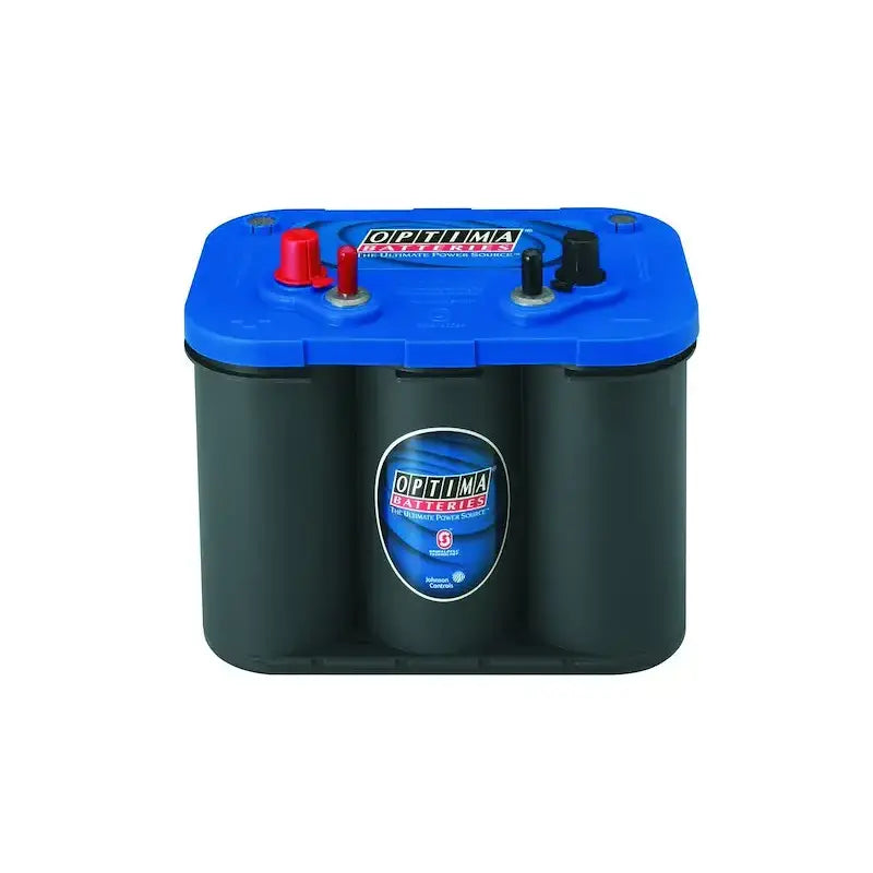 Optima Bat 34M Blue starting power battery with blue black case red black terminals