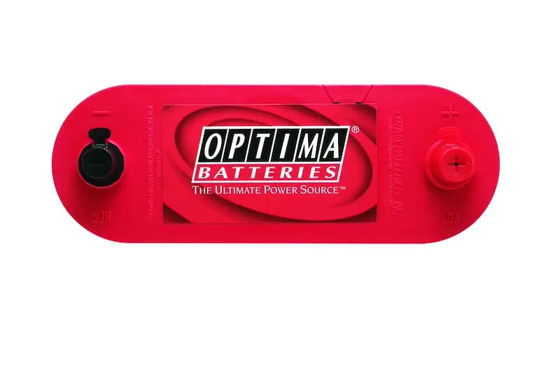 Red Optima bat 6V Red Top battery with starting power and reliable power