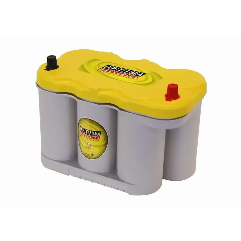 Optima Battery D27F Yellow Top with red black terminals