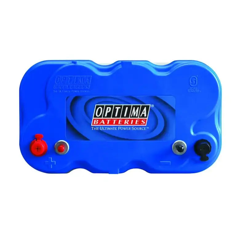 Optima D27M Blue Top battery with red and black terminals