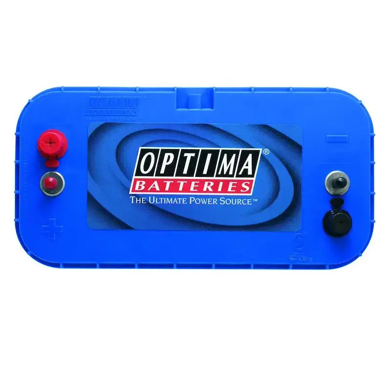 Optima D31M Blue Top battery with red and black terminals
