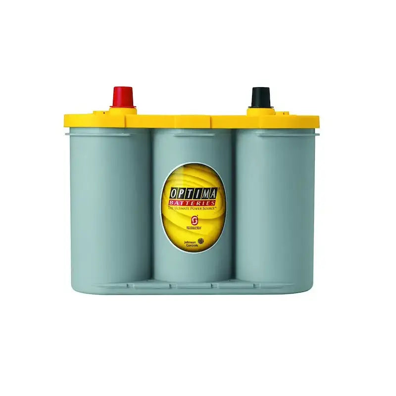 Gray Optima Battery D34 Yellow Top with red/black terminals for reliable power