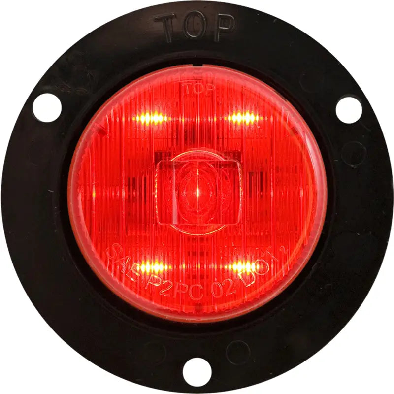 Optronics Easy To Install Trailer Light MCL52RB - Red Led Mark Flange