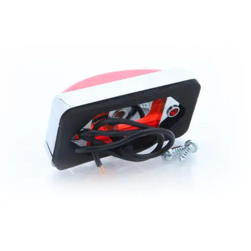 Optronics Easy To Install Trailer Light MCL91RB - Chrome Red Led Mark Mini