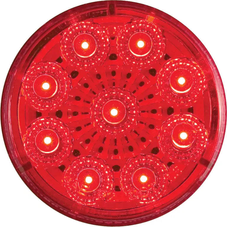 Optronics Housing Material Polycarbonate Side Marker Light - LED MCL50RB - Red Miroflex Rnd Diode
