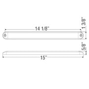 Optronics Limited Lifetime LED Warranty Light Bar MCL70RS - Red Ultra Thin ID