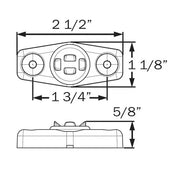 Optronics Limited Lifetime Warranty Side Marker Light - LED MCL14Cagbp - Mini CL HOR Vert Slf