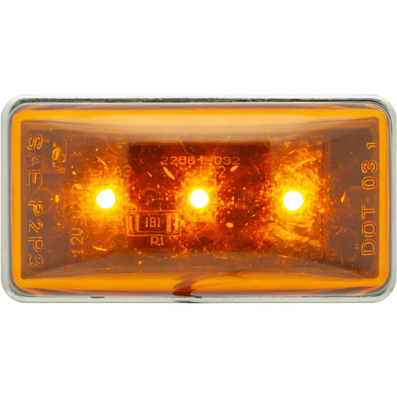 Optronics Limited Lifetime Warranty Side Marker Light - LED MCL95ABP - Mark Stud Mount Amber PO