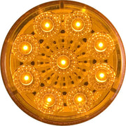 Optronics Polycarbonate Lens And Housing Clearance Light MCL50AB - Led Miroflex Rnd Diode Amber