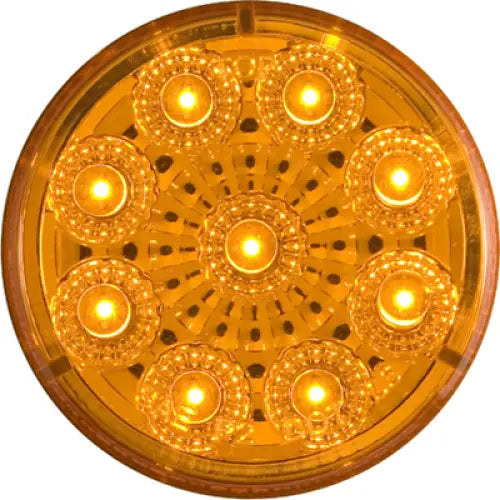 Optronics Polycarbonate Lens And Housing Clearance Light MCL50AB - Led Miroflex Rnd Diode Amber