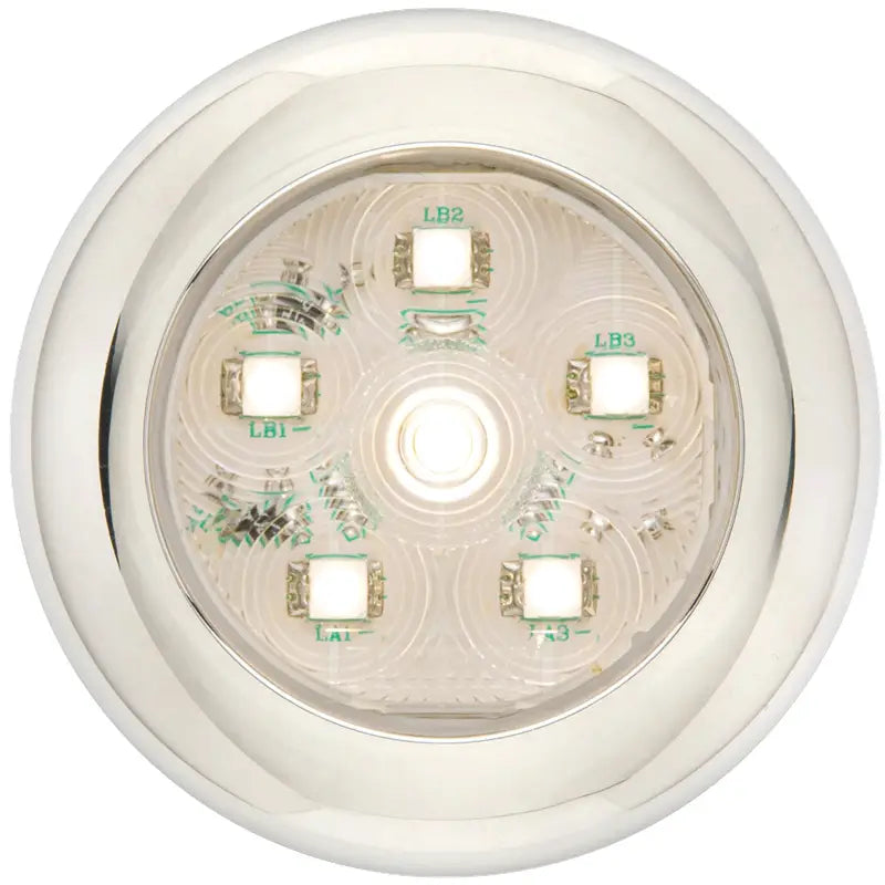 Optronics Sealed Waterproof Work Light UCL60CB - Clear Led Round Utility Diode