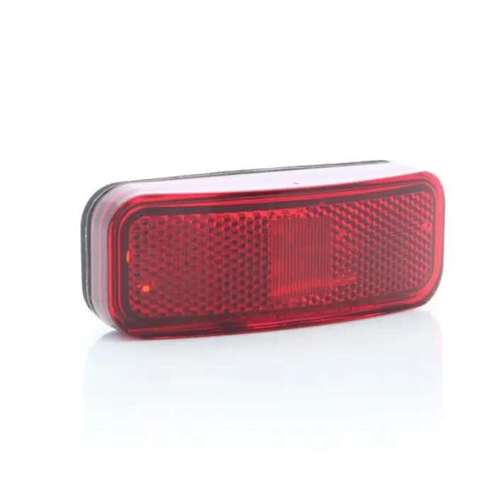 Optronics Snap-On Replaceable Lens Trailer Light MCL40RBBP - Red 2LED Marker Reflex