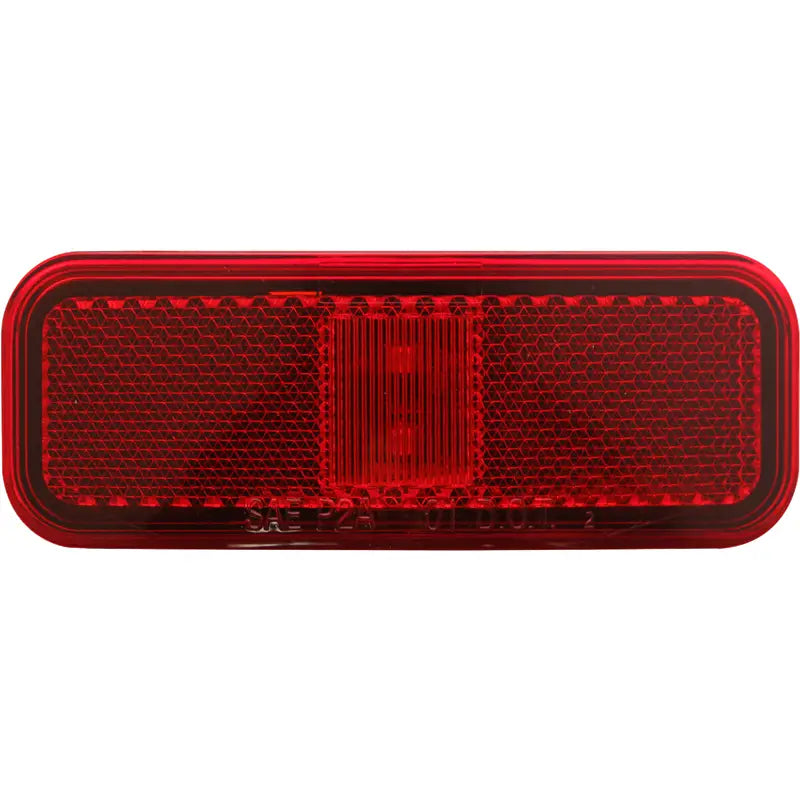 Optronics Snap-On Replaceable Lens Trailer Light MCL40RBBP - Red 2LED Marker Reflex