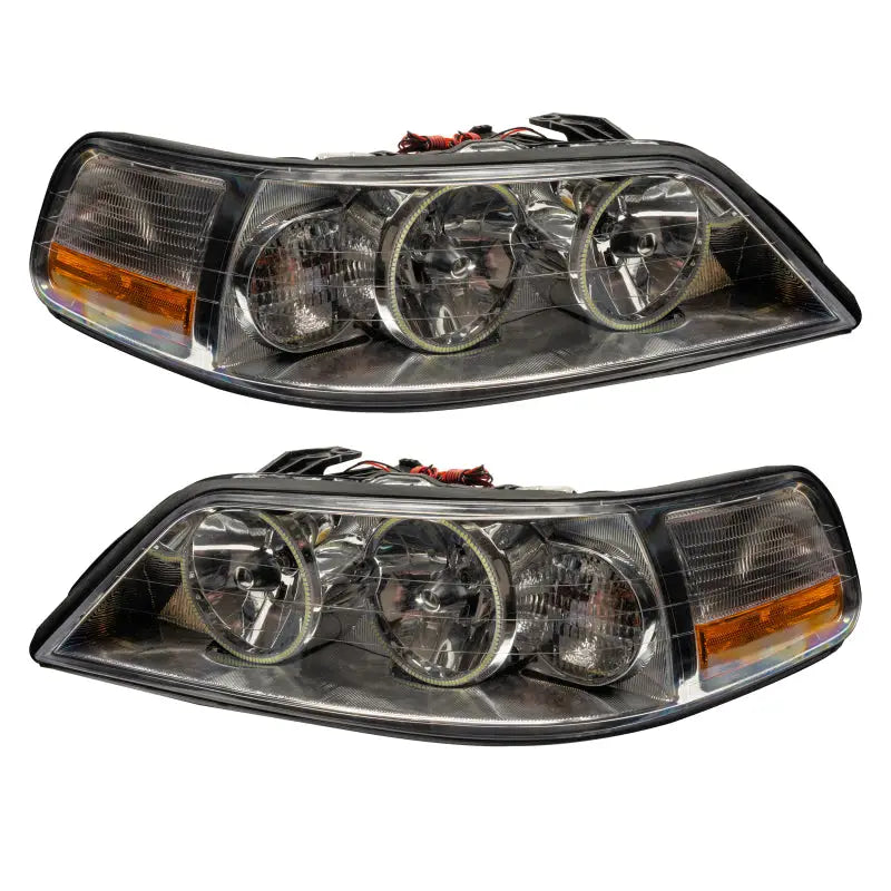 Pair of car headlights for Lincoln Town Car Oracle 05-11 ColorSHIFT easy control