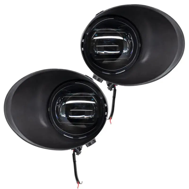 Black fog lights for Toyota Tundra with high powered LED tech and powered LED fog functionality