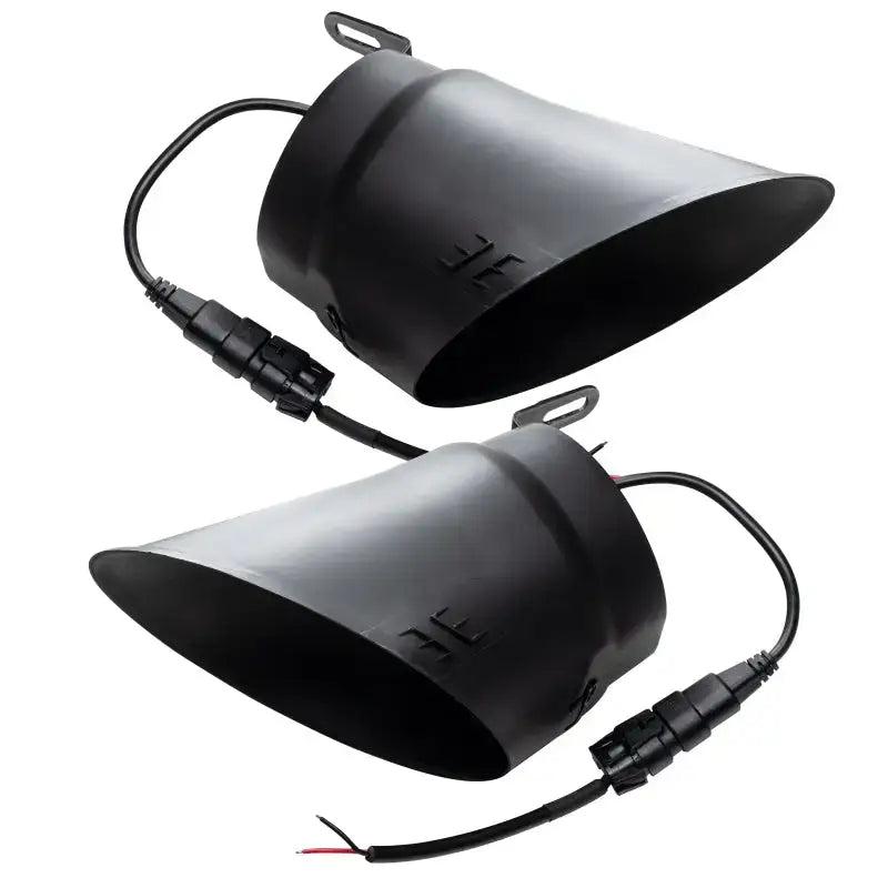 Black horn speakers with wiring for Toyota Tundra high powered LED fog lights