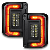 Oracle 07-17 Jeep Wrangler JK Flush Mount LED Tail Lights - Tinted - Truck & Automotive