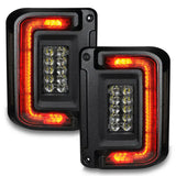 Oracle 07-17 Jeep Wrangler JK Flush Mount LED Tail Lights - Tinted - Truck & Automotive
