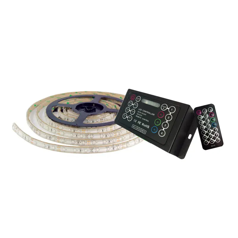 LED light strip with controller and remote from Oracle 0in RGB Flex Strip System