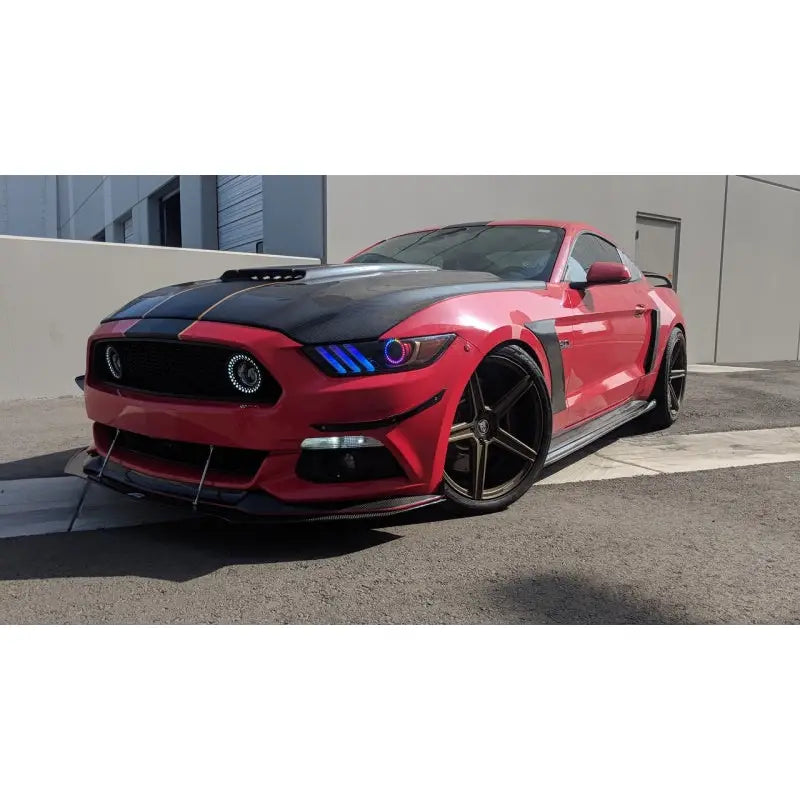 ORACLE Lighting 1335-332 Oracle 15-17 Ford Mustang V6/GT/Shelby Dynamic DRL Upgrade w/ Halo Kit - ColorSHIFT - Dynamic